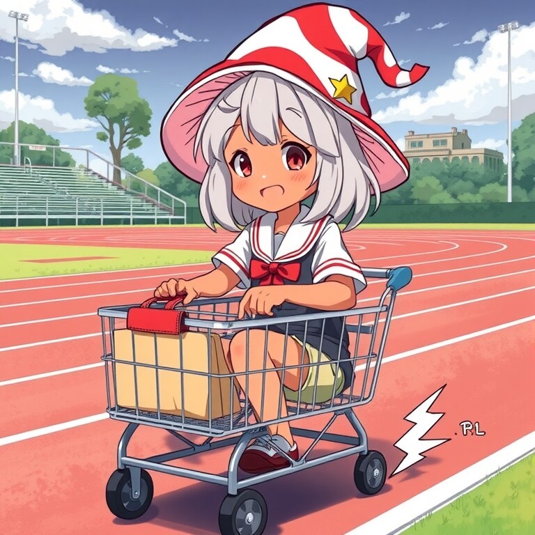 ショッピングカート暴走部　in　ちちぷい学園