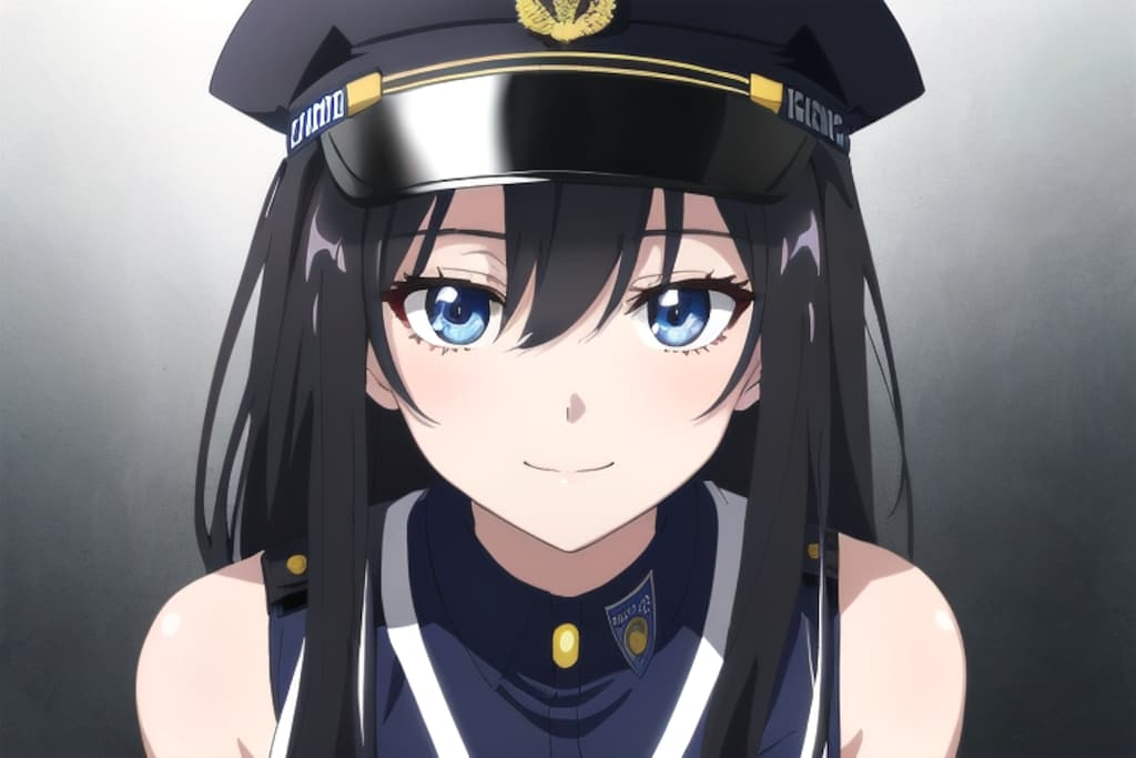 街角の美人婦警さん