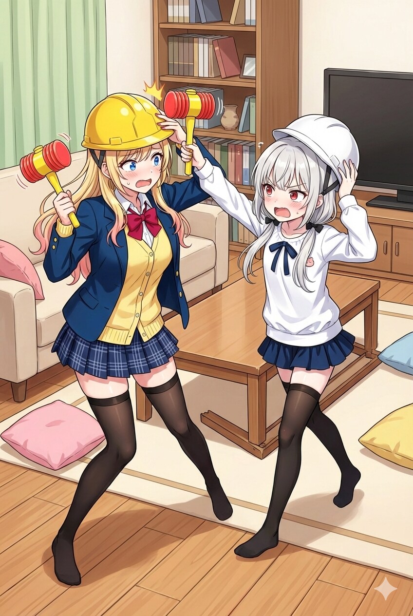 変な姉妹喧嘩