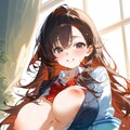 笑顔でおっぱい見せてくれる女の子 2枚目