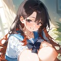 笑顔でおっぱい見せてくれる女の子 6枚目