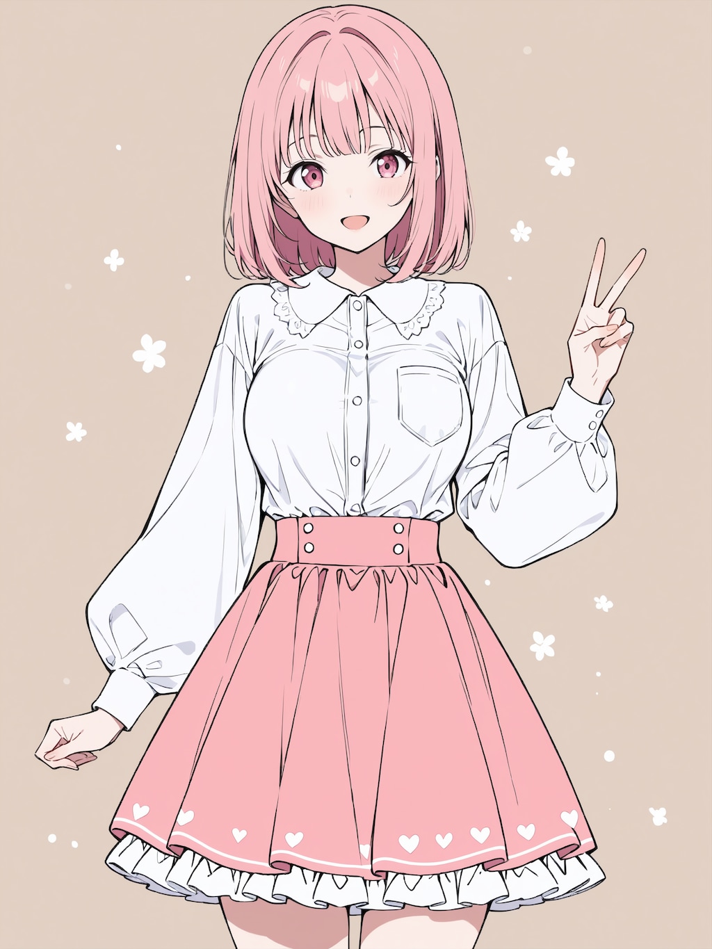 ピース！左手