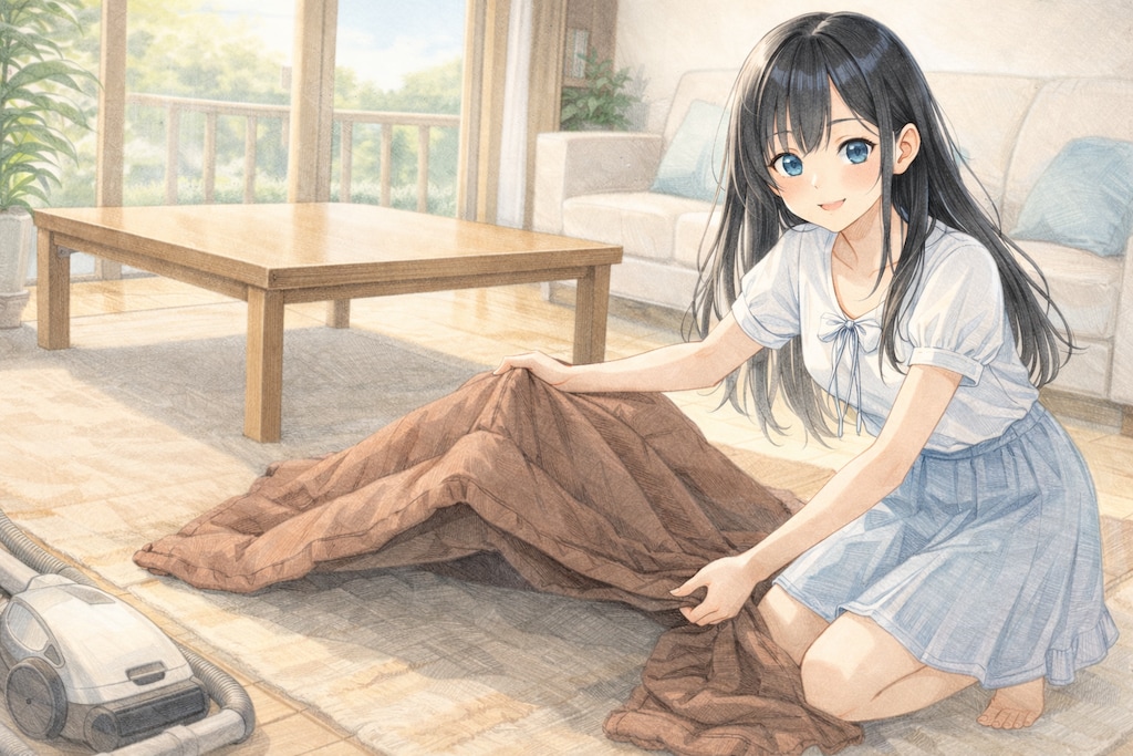 こたつとの別れ