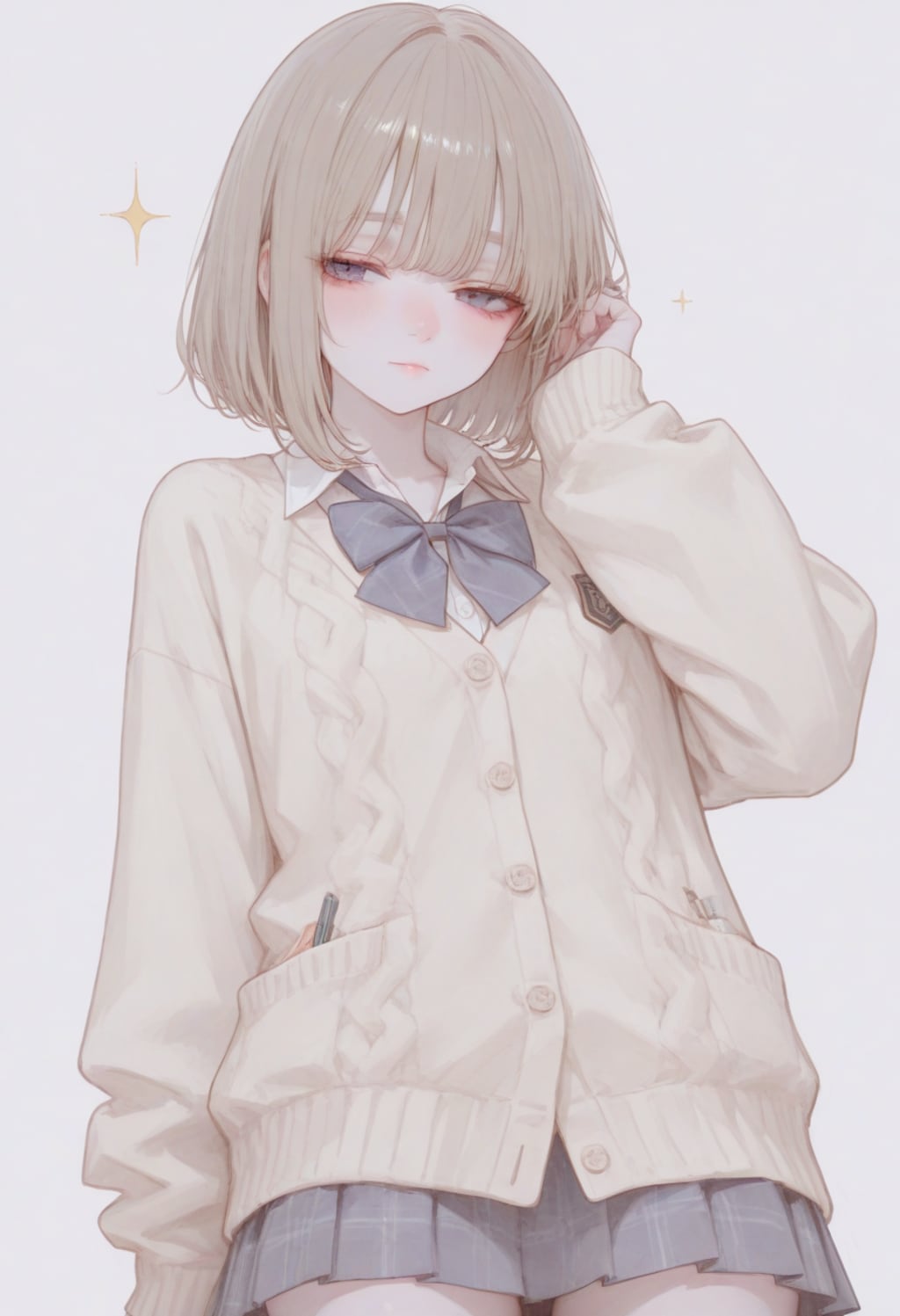 制服カーディガン