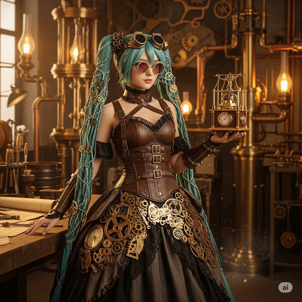 スチームパンク ミクさん