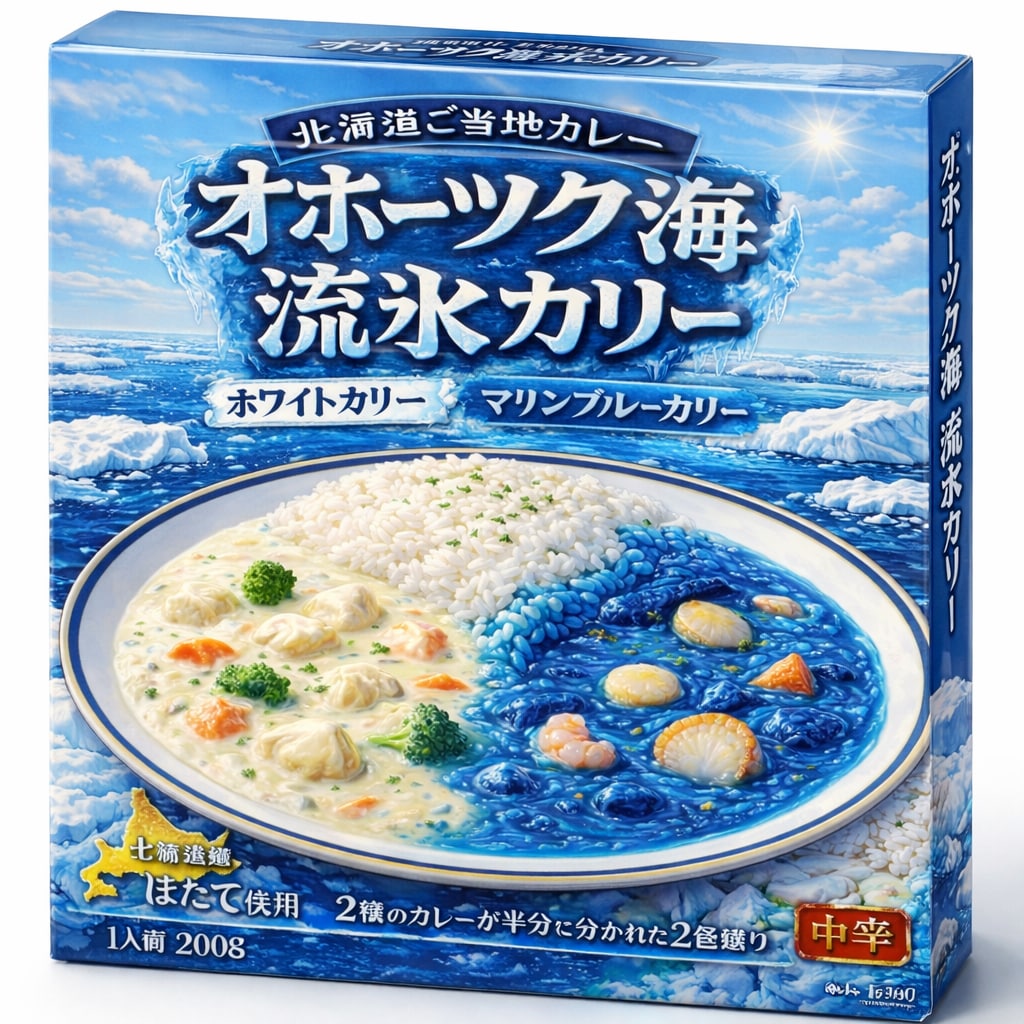 「オホーツク海流氷カリー」 見た目は‥‥