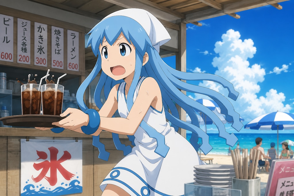 このまま天下を取れなイカ？ イカ娘