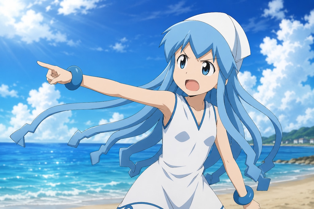 このまま天下を取れなイカ？ イカ娘