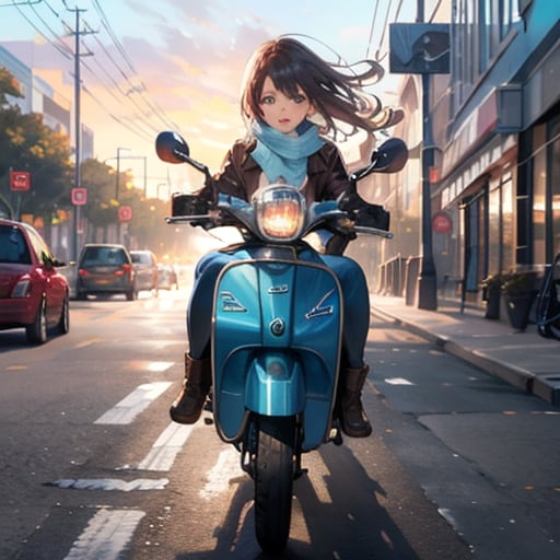 バイク好き彼女 | の人気AIイラスト・グラビア