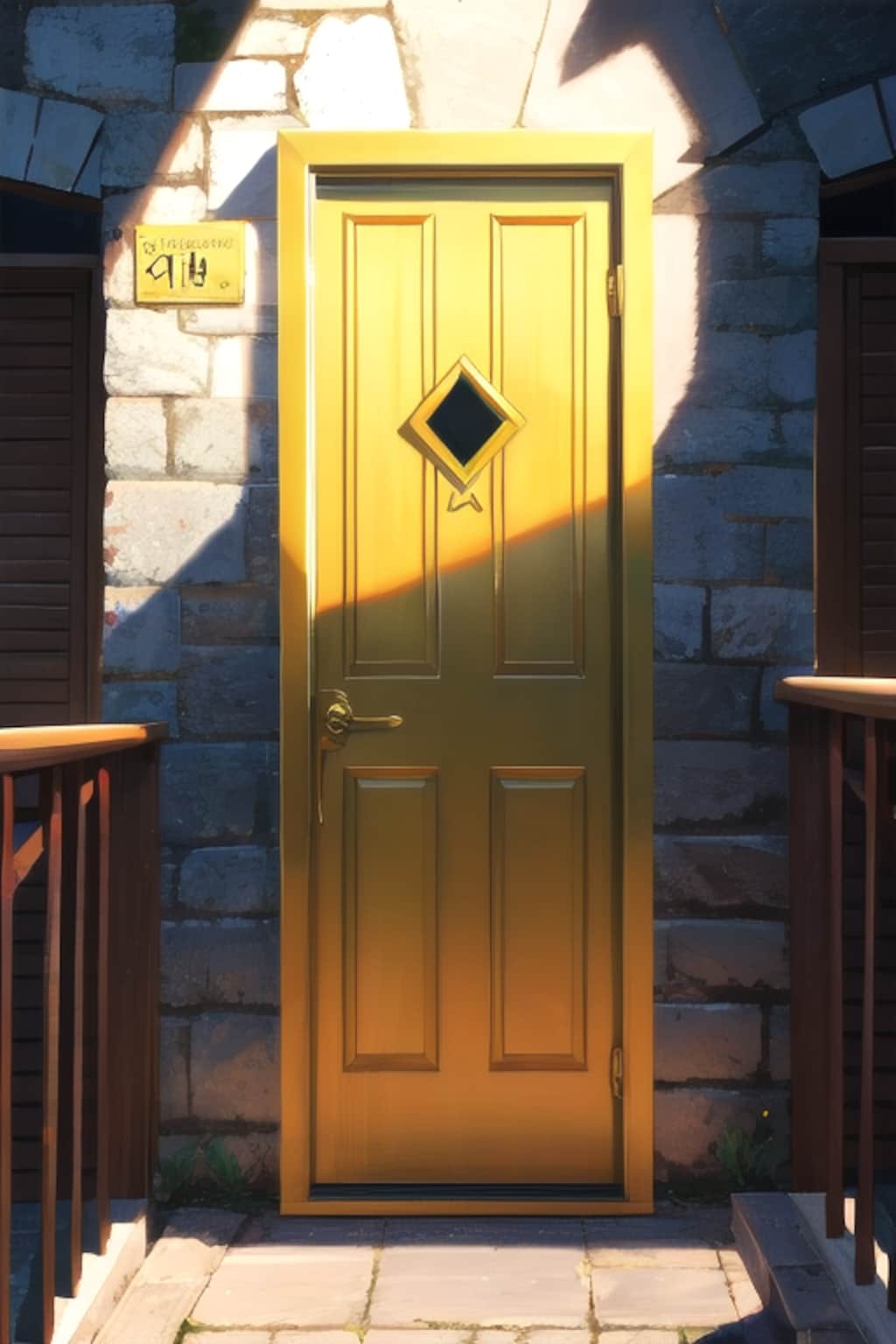 黄色いドアの向こうで