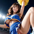 露出チアガール07 2枚目