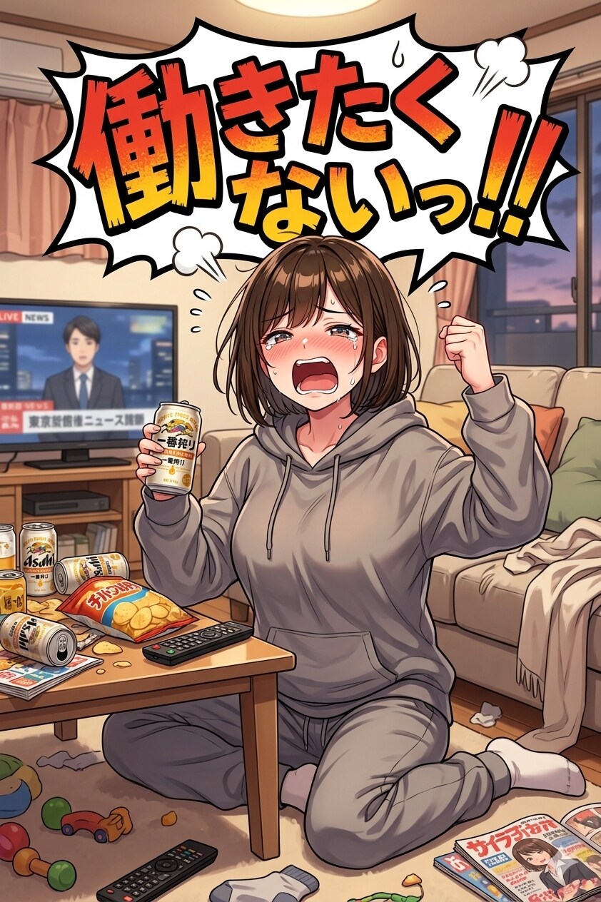 働きたくないアキちゃん