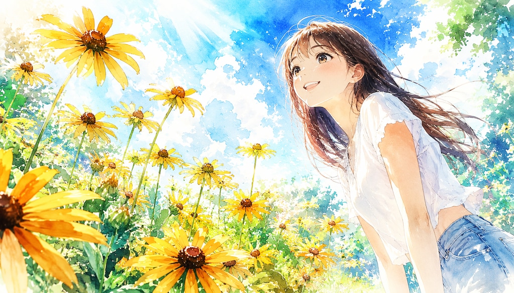 誕生花　0721 ルドベキア
