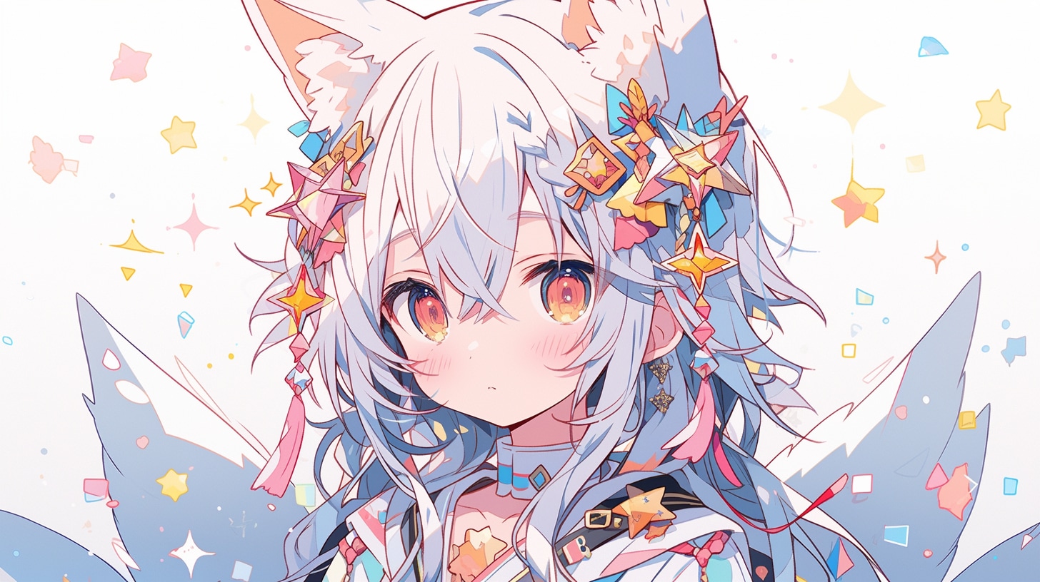 星の輝きを纏う狐耳少女の願い | の人気AIイラスト・グラビア