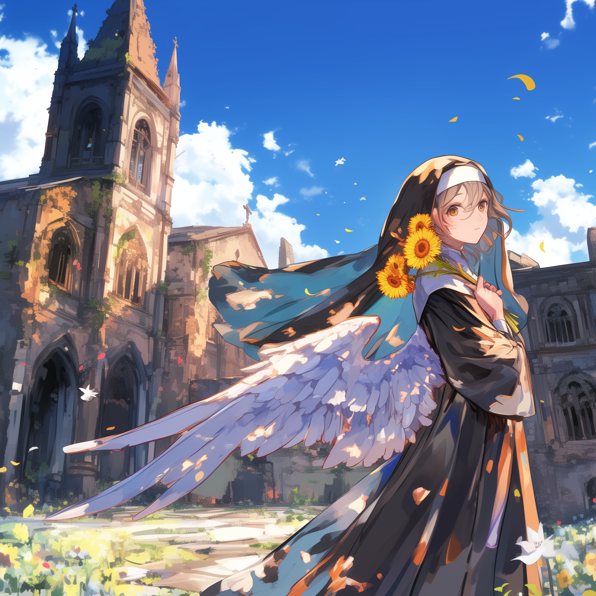 ふふ。綺麗ですか？ | の人気AIイラスト・グラビア