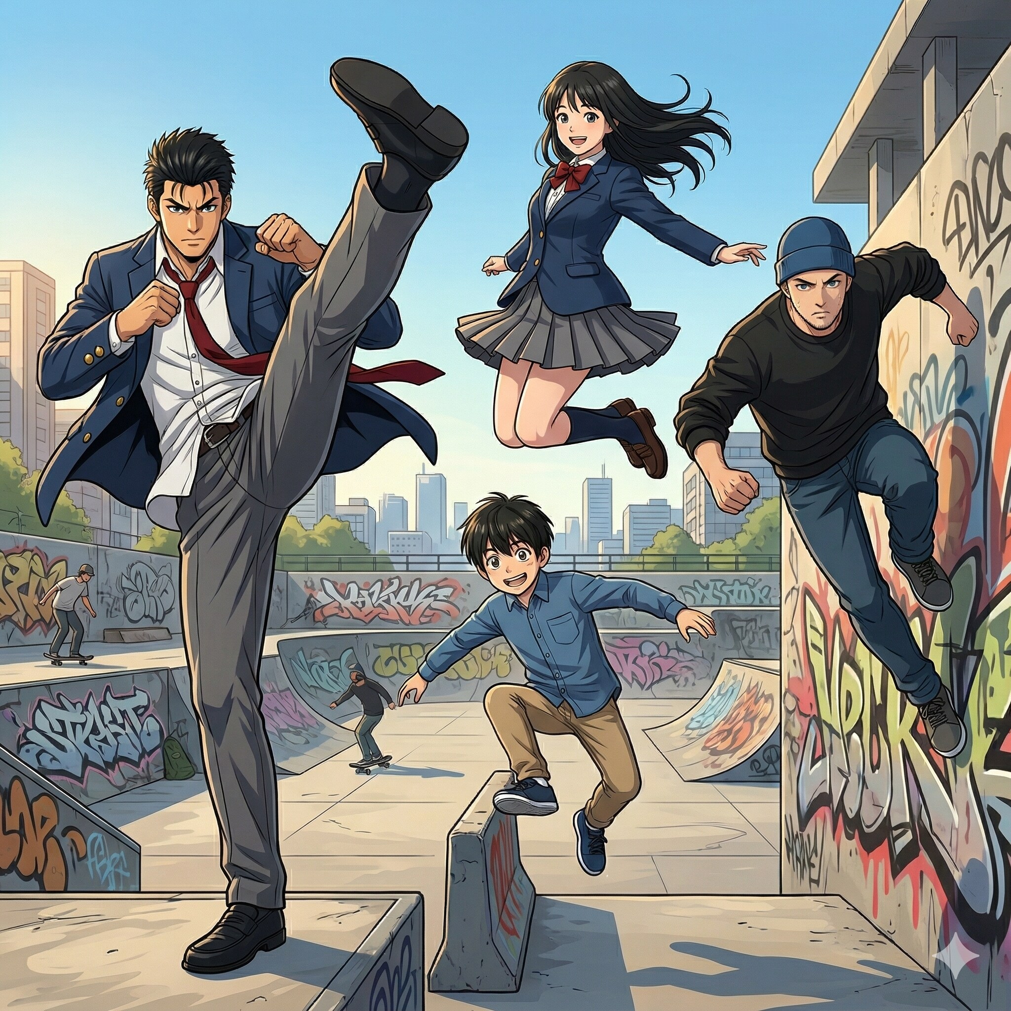 4人組 126 | の人気AIイラスト・グラビア