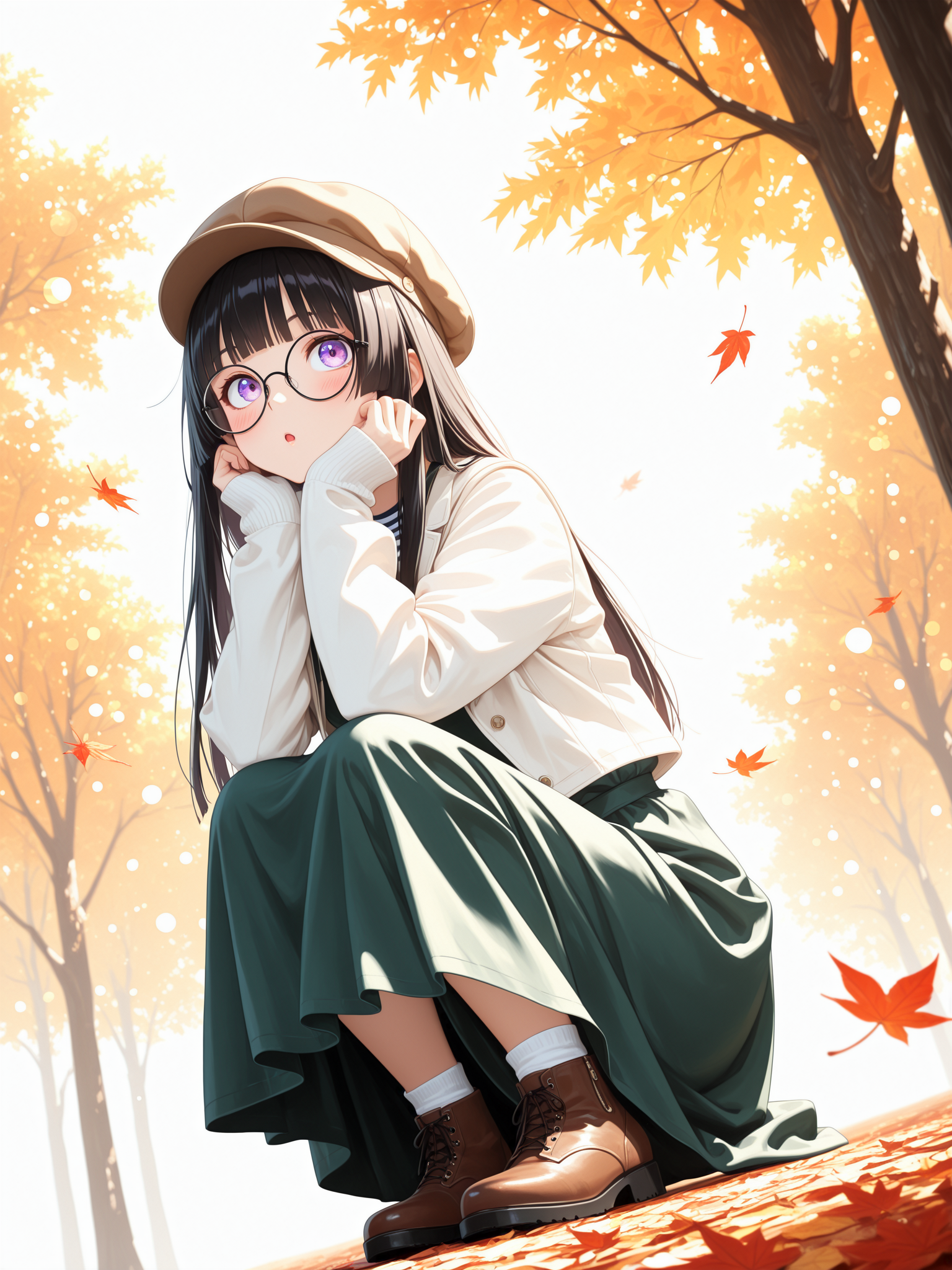 秋のまんなか、きみを見つけた | の人気AIイラスト・グラビア