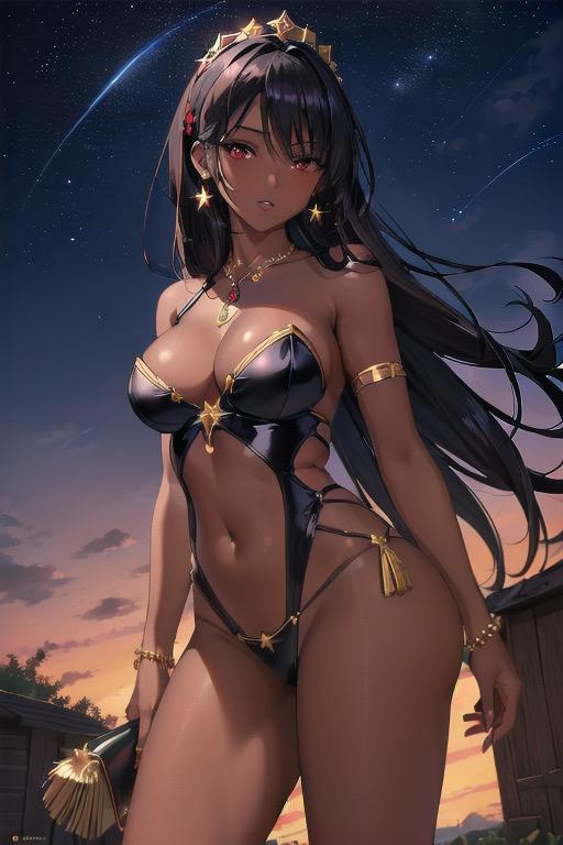 褐色美女イラスト集その2