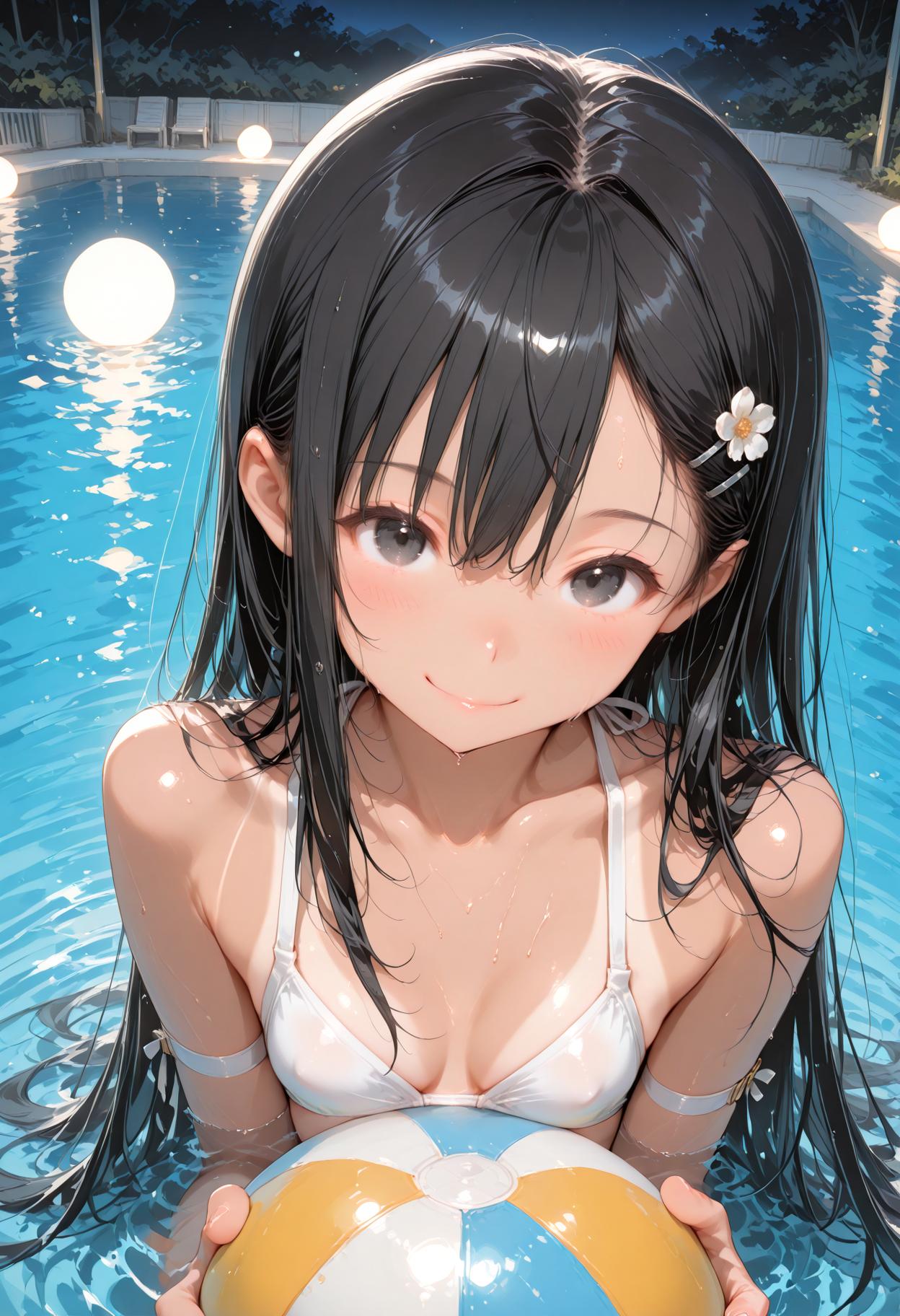 ３つ？のビーチボール