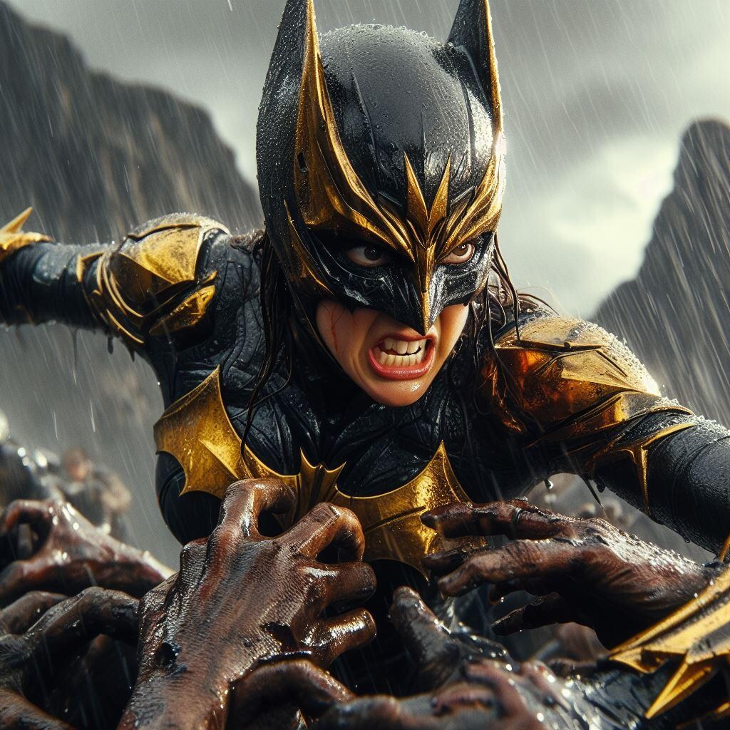 アンデッドと戦うバットガール＃３