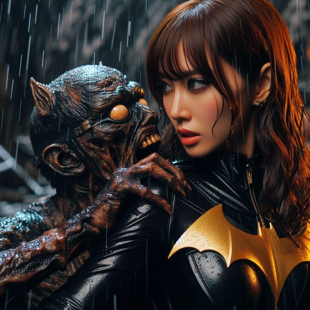 アンデッドと戦うバットガール＃３