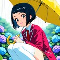 雨の日の女の子 2025　その１６ 3枚目