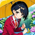 雨の日の女の子 2025　その１６ 4枚目