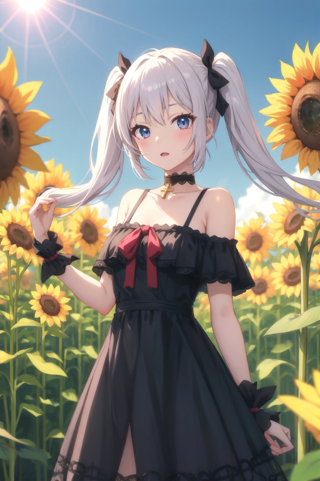 ５　メロイファッションの少女