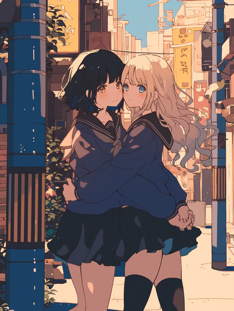 キスしたい二人のJK176