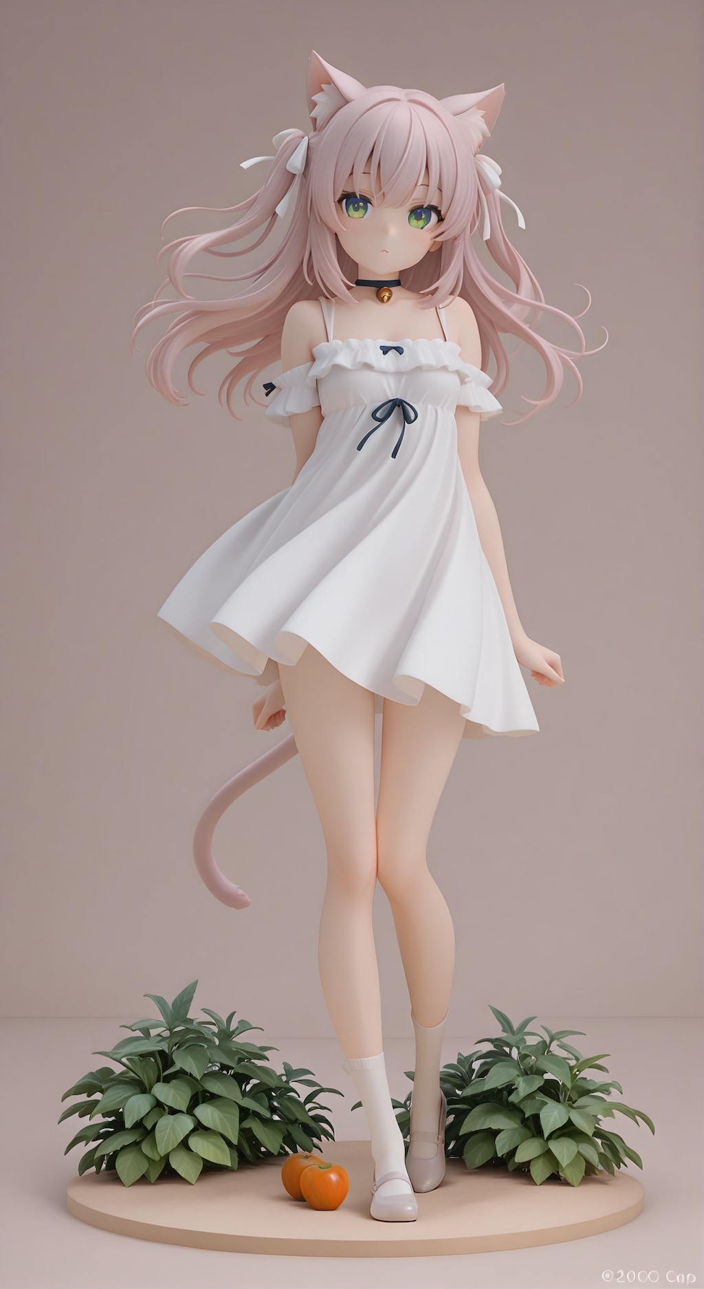 猫娘のフィギュア