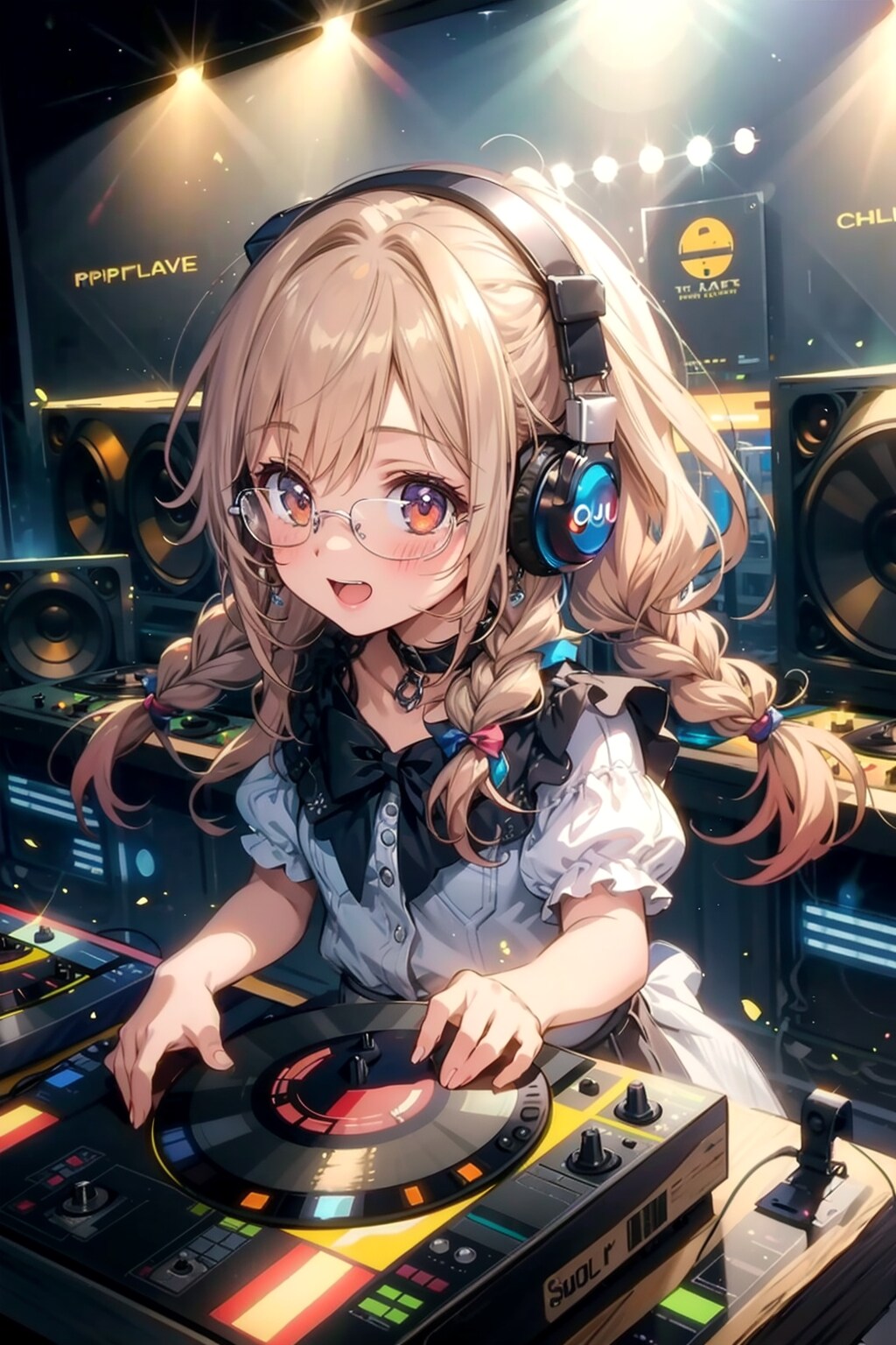 眼鏡三つ編み姉妹の「in high spirits DJ battle」