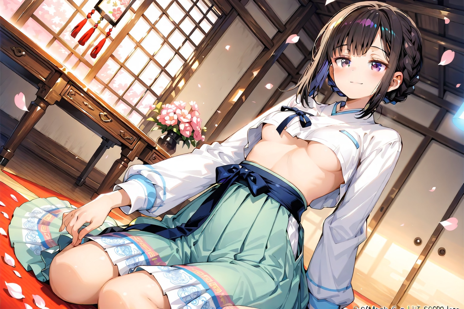 和光先生のチョゴリ姿