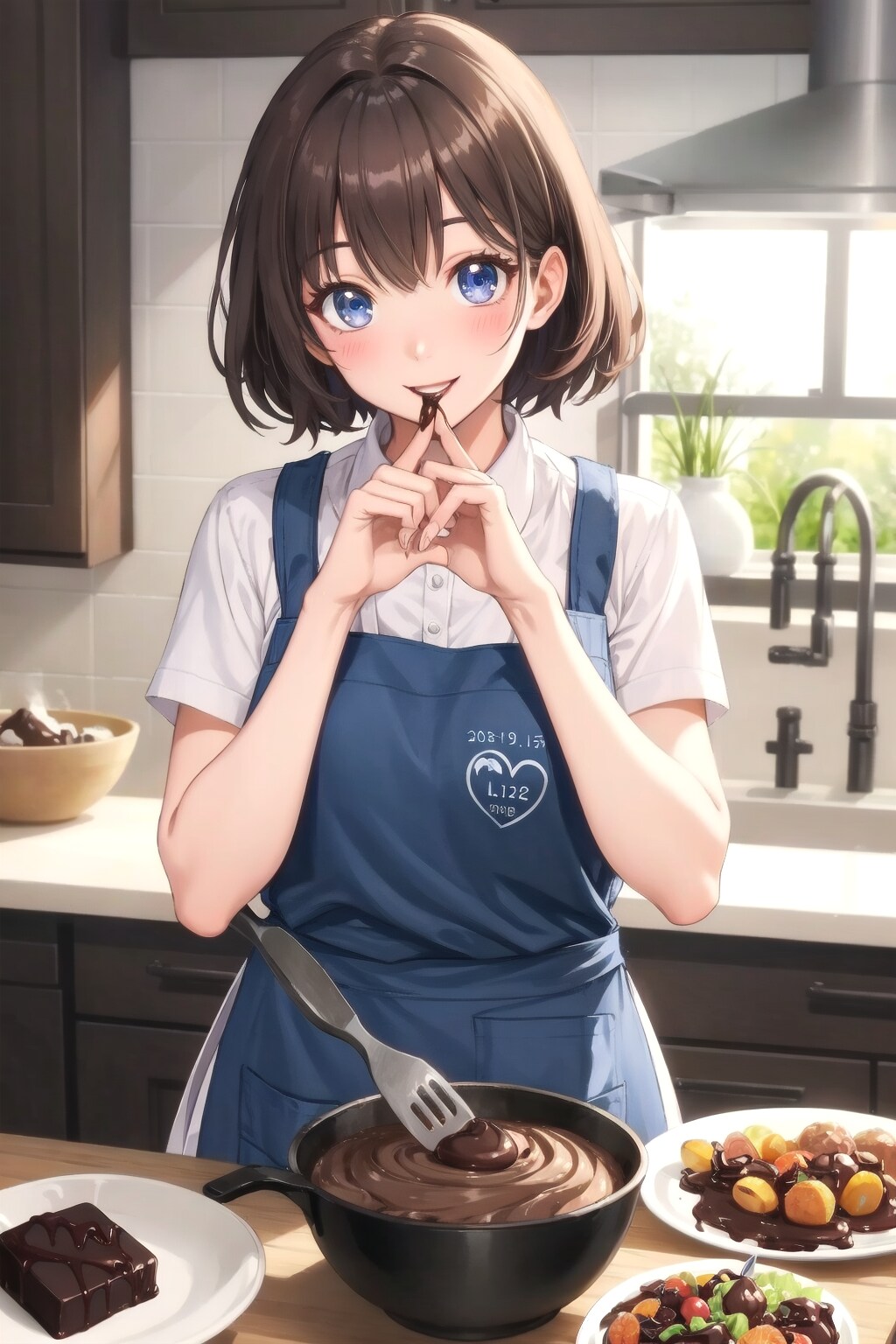 チョコ料理研究中♪