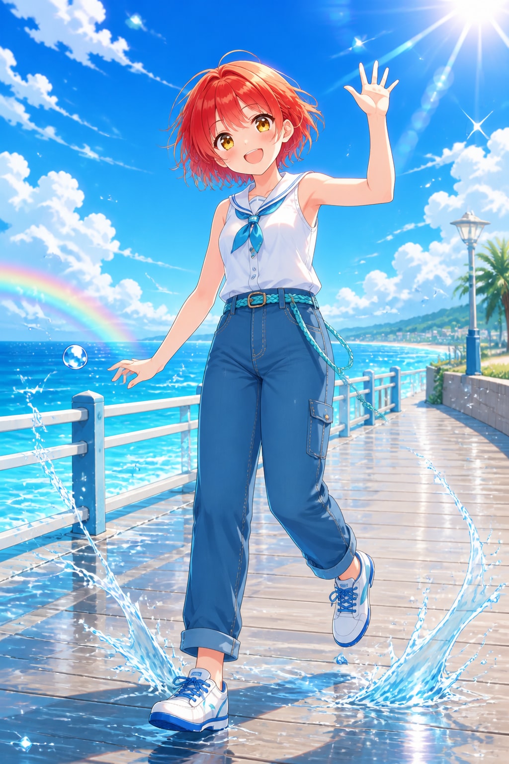 パンツコーデ（１）秋津七海 | の人気AIイラスト・グラビア