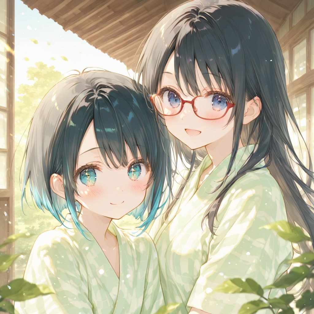 仲良し姉妹