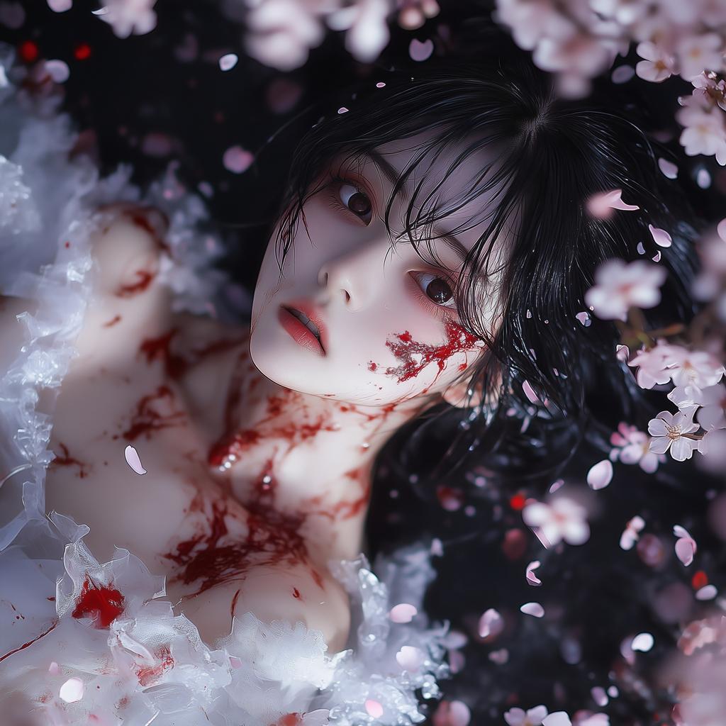 桜とともに散る