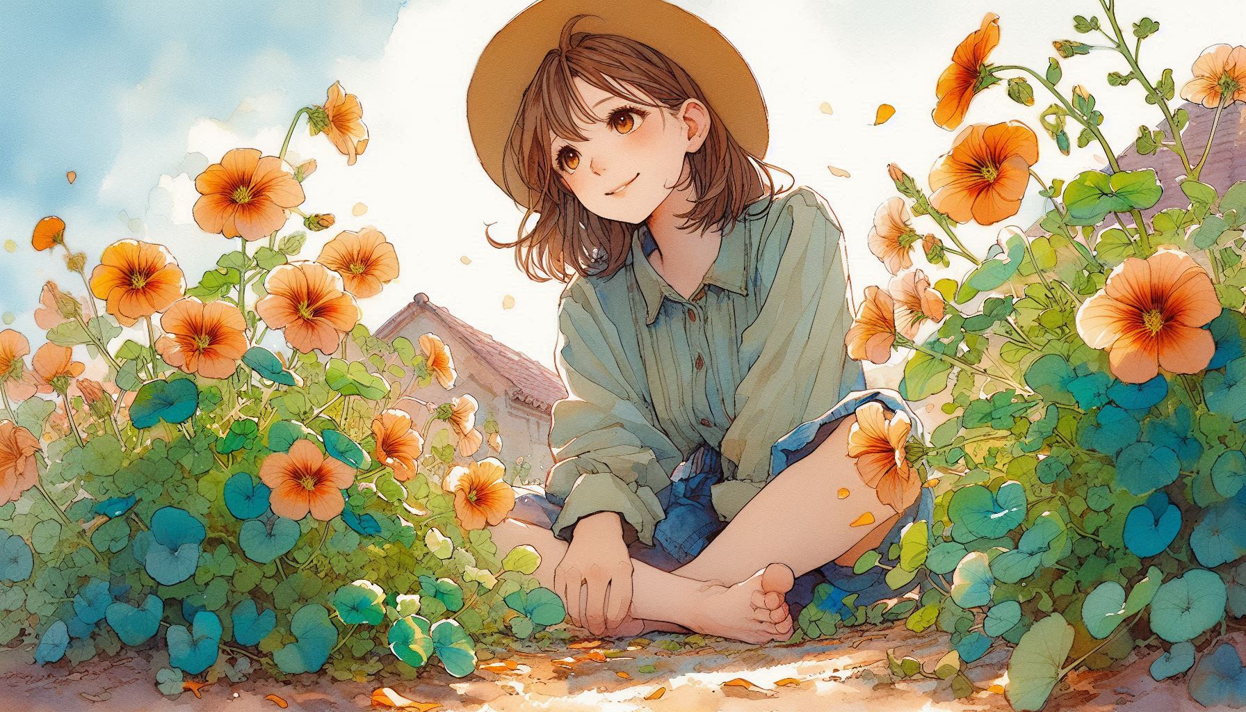 誕生花　0511 ナスタチウム | の人気AIイラスト・グラビア