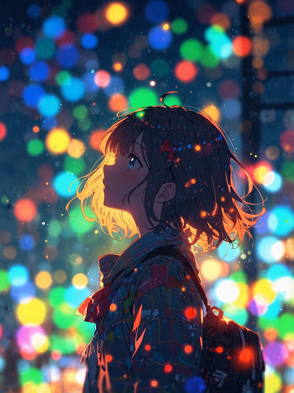 光のなかで、じっと