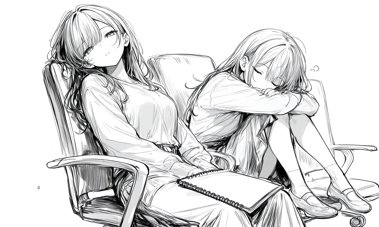 多分、徹夜明け…。