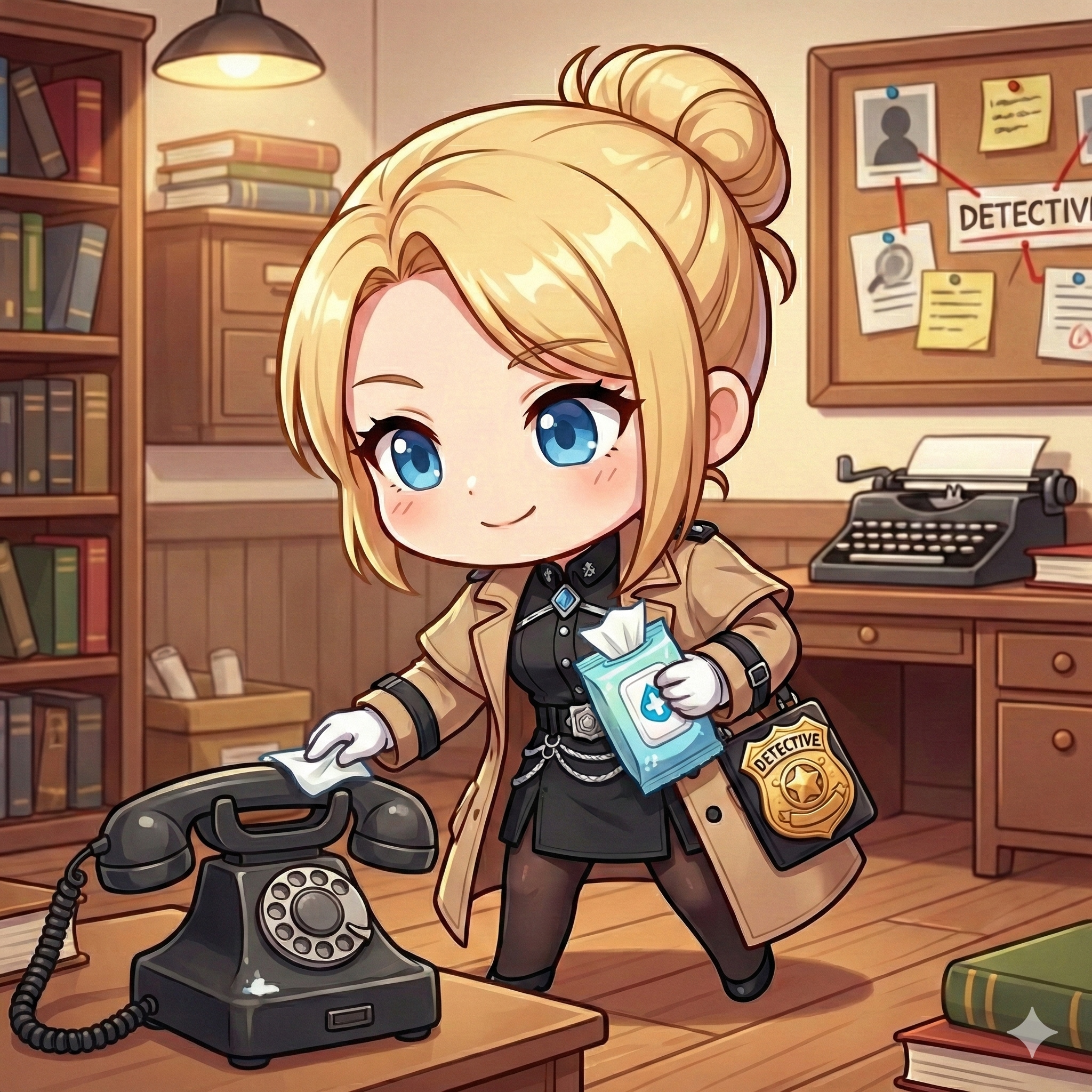 ノア・リードさん 電話で報告する | の人気AIイラスト・グラビア