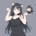 黒ネコ 2枚目