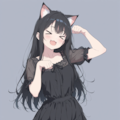 黒ネコ 5枚目