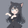 黒ネコ 3枚目