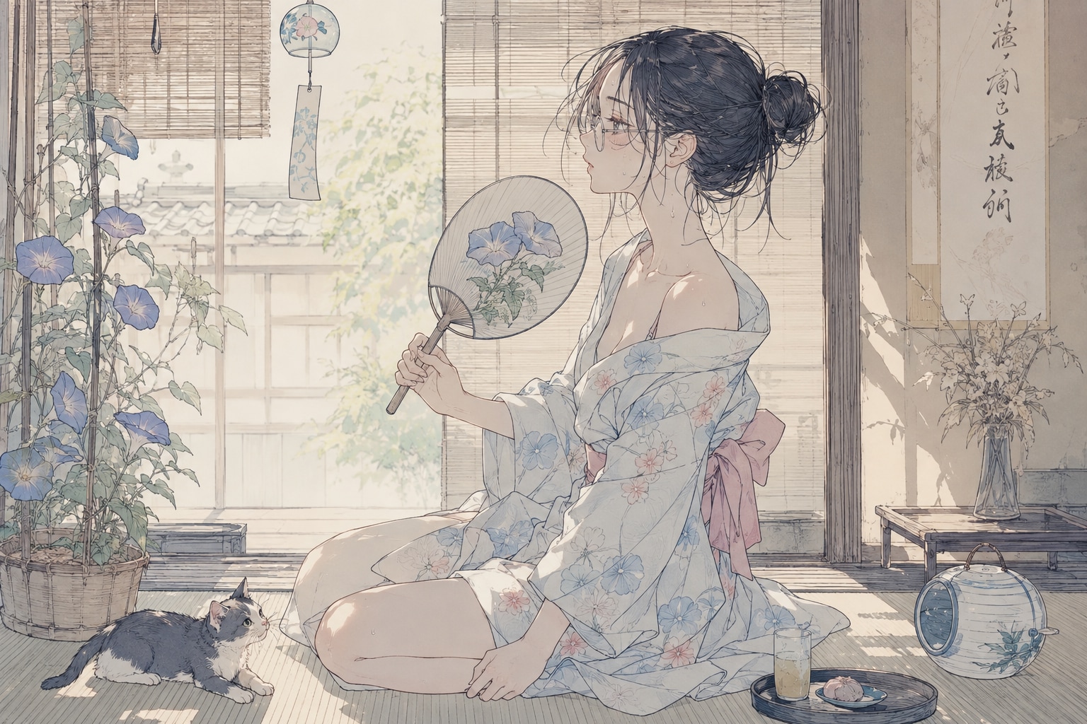 京町家、残暑 | の人気AIイラスト・グラビア