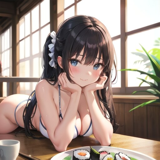 【おまけ】みこと「今晩は女体盛りよ♡」大吉「ゴロニャン♪」
