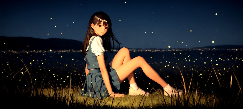 舞う蛍のひかり