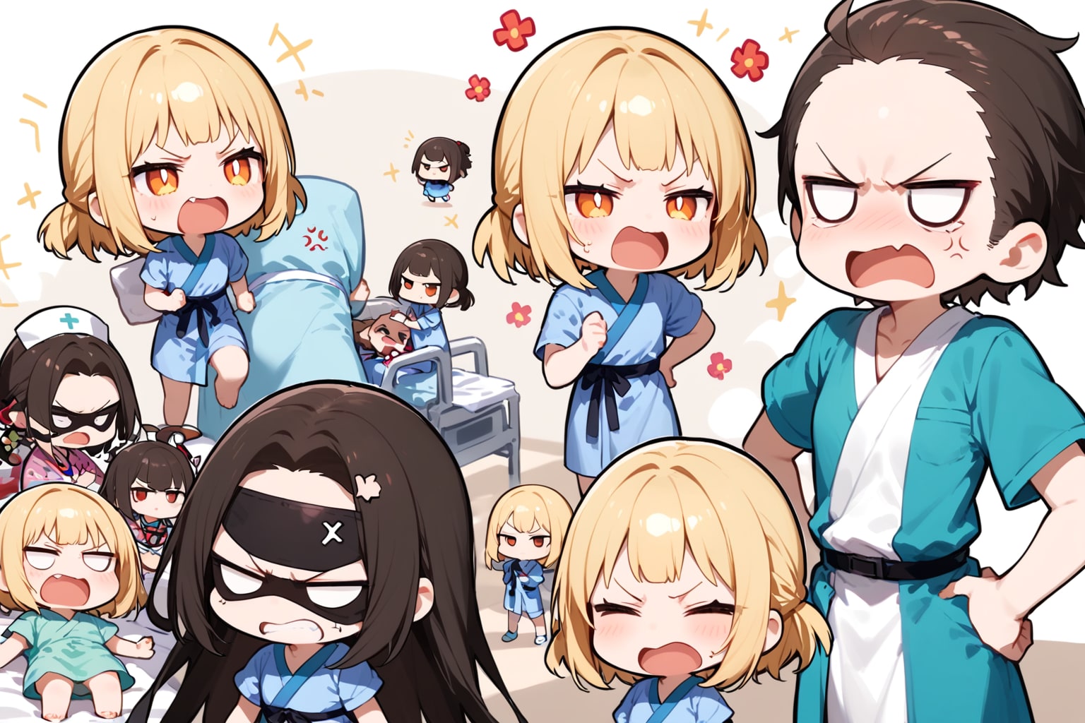 怒ってる患者 | の人気AIイラスト・グラビア