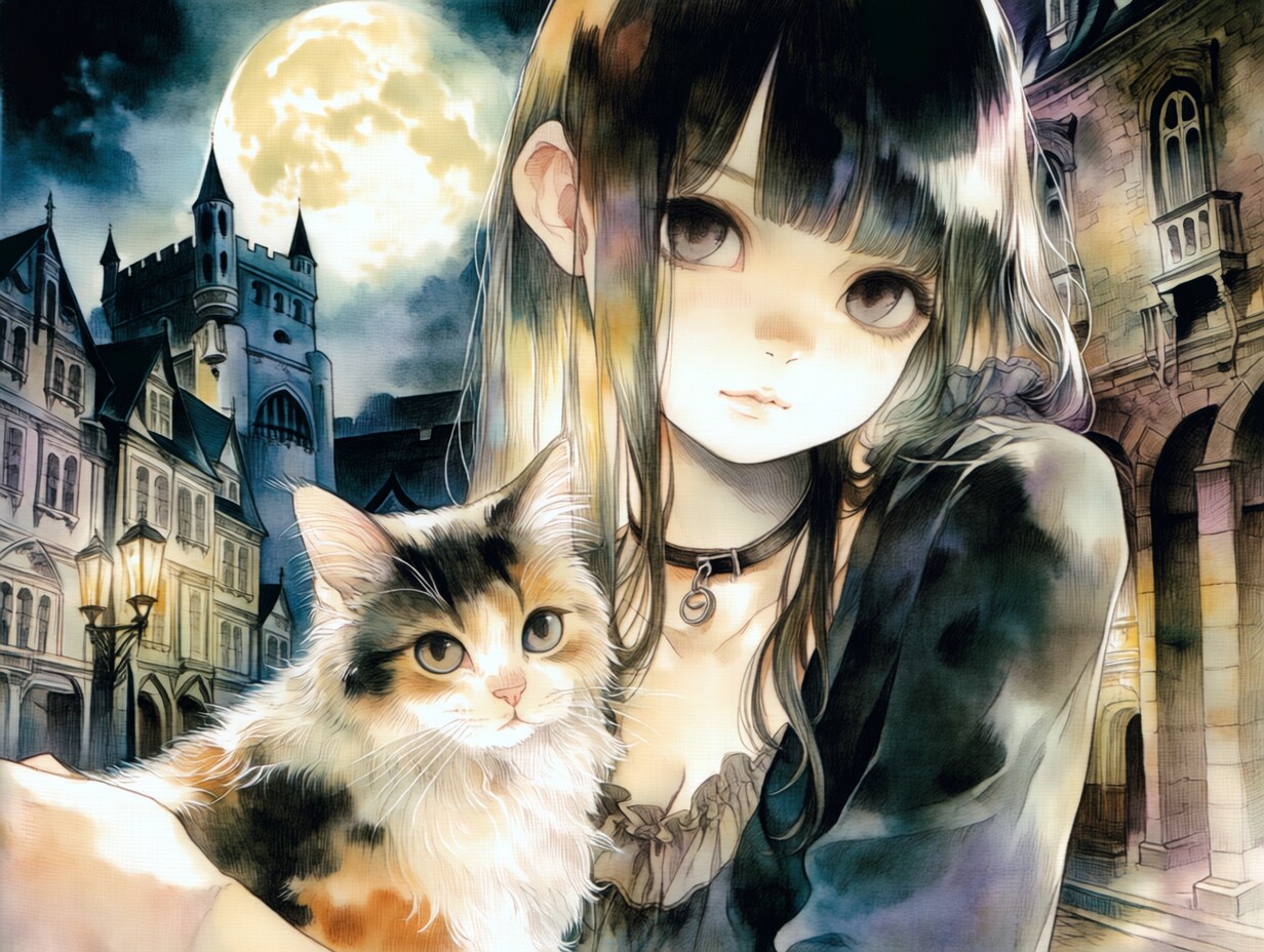 ゴシック三毛殿（２）niji7 | の人気AIイラスト・グラビア