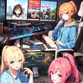 ゲームをプレーしている女性達！！（10枚） 6枚目