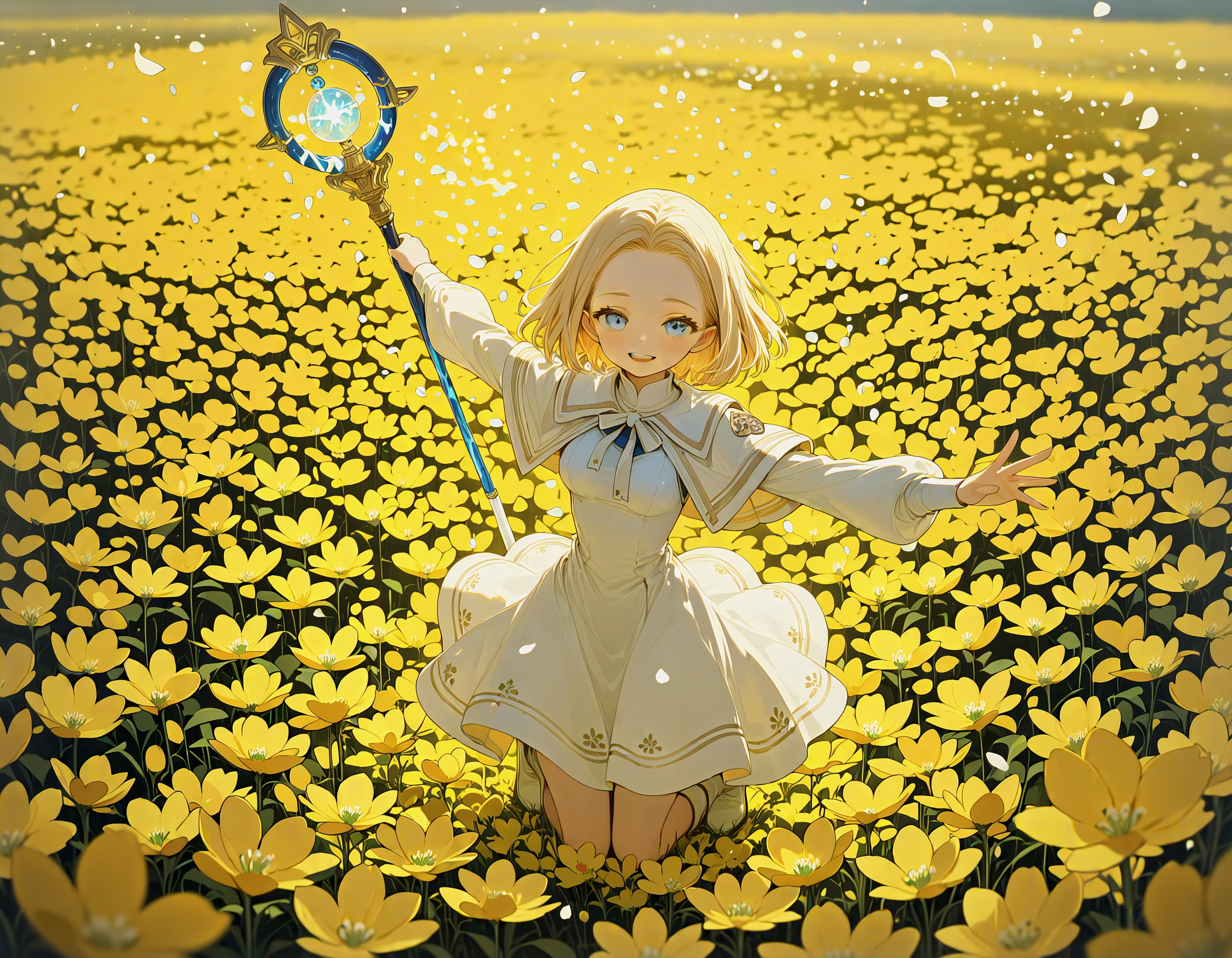 花畑を出す魔法